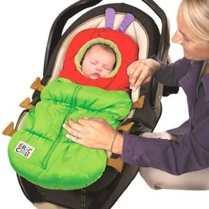 Green and Red Baby Bunting